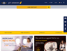 Tablet Screenshot of jetairways.com